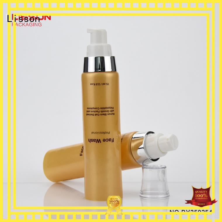 Lisson airless lotion pump packaging for cleanser