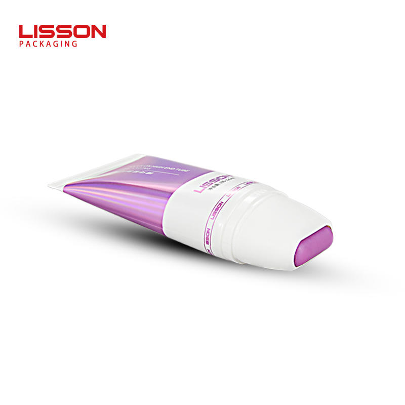 Lisson screw cap plastic tube packaging scraping for cream-3