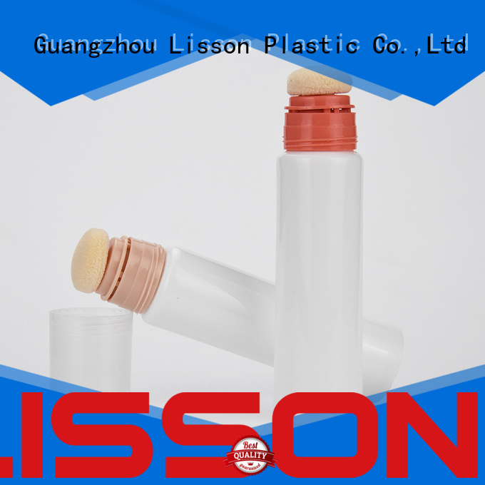 mirror cosmetic tube packaging dual chamber oval for storage