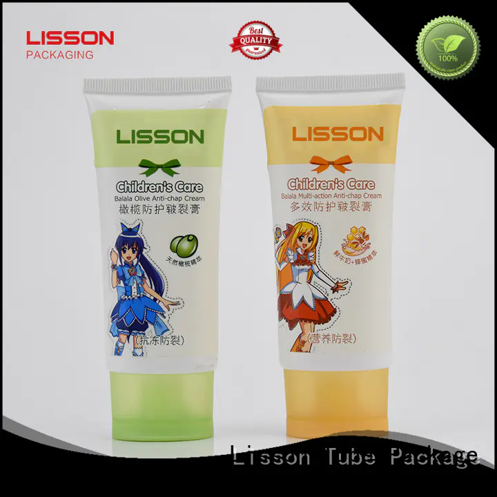 Custom plastic top  Lisson Tube Package oval