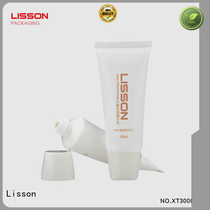 Lisson right angle squeeze tubes for lotion free sample for essence