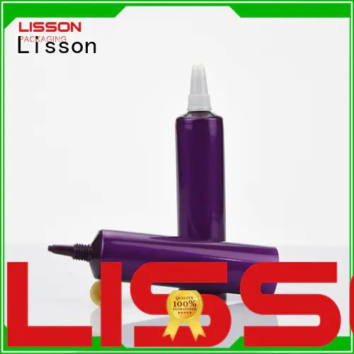 Lisson hemisphere empty lotion tubes silver coating for lotion