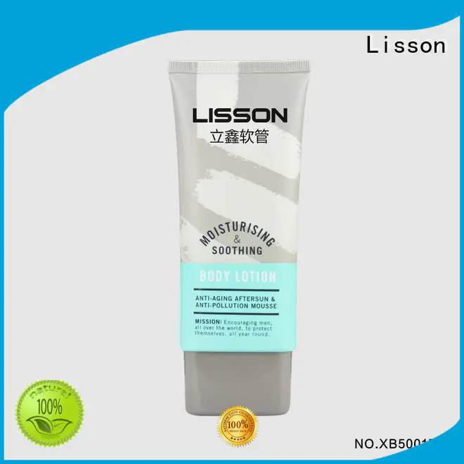 embossment aluminum tube cosmetic packaging round rotary for essence Lisson