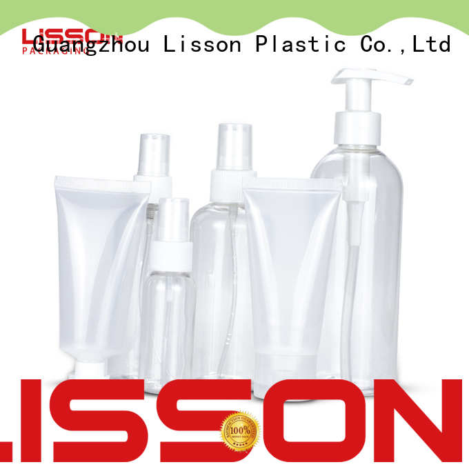 Lisson empty makeup containers round bottom for packaging