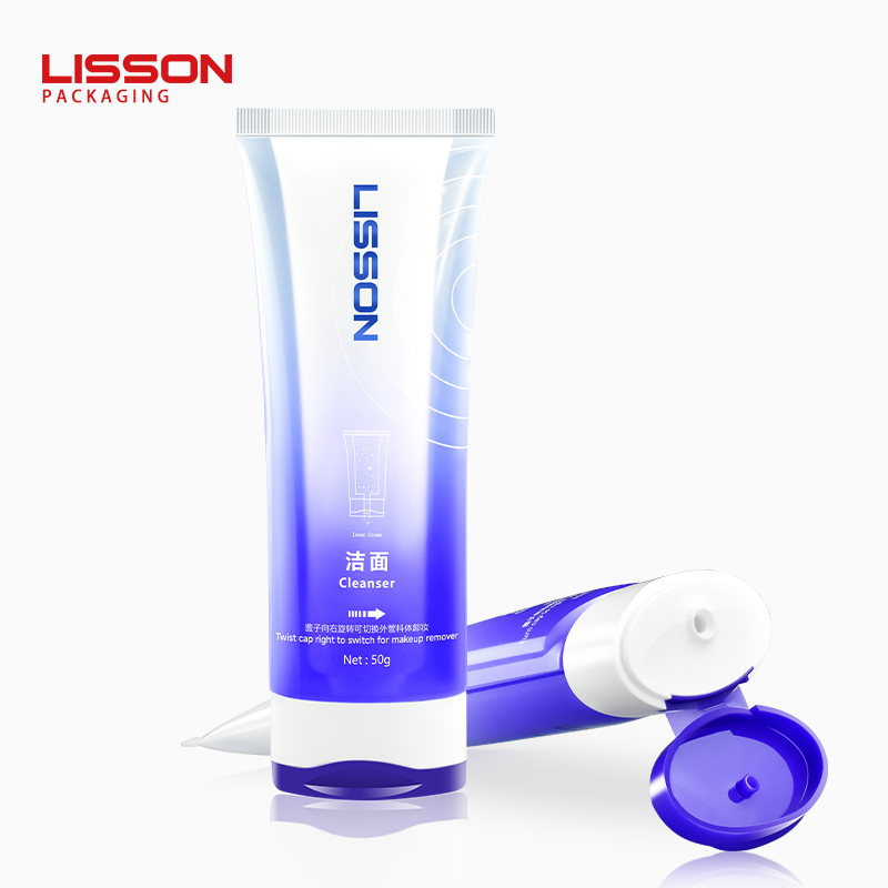 facial cleanser tubes