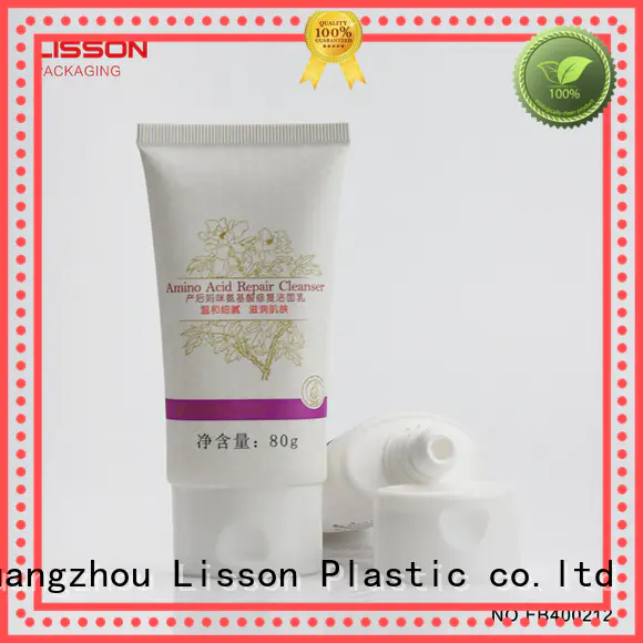 facial bottles with flip top caps tube cleanser Lisson Brand