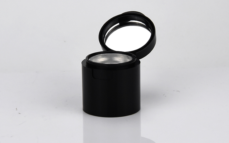 round sunscreen tube flip top cap for storage