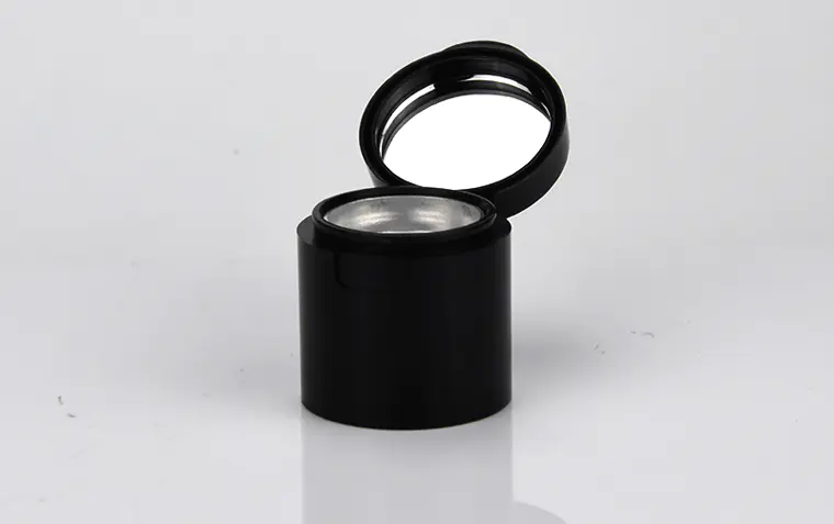 Lisson eye-catching design cosmetic tube flip top cap for makeup