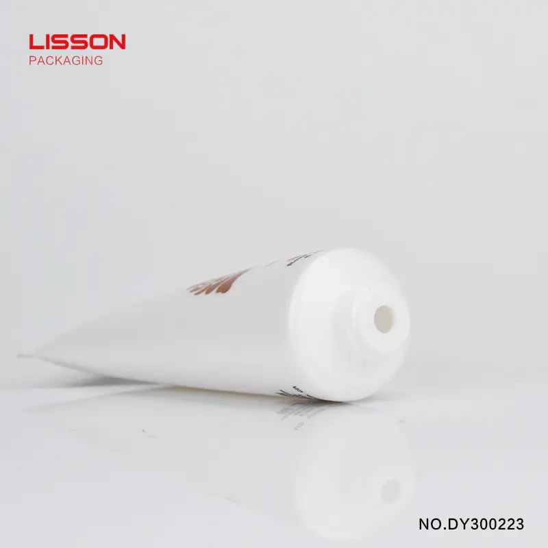 30ml round wholesale cosmetic plastic tube with electrified aluminum screw cap