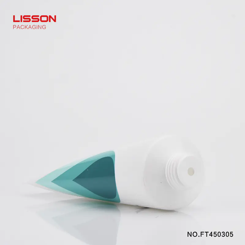 Lisson cosmetic tube packaging with cap free sample for cleanser