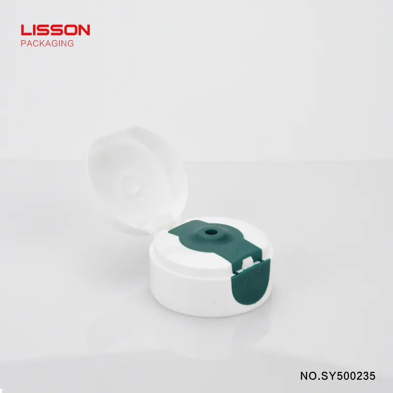 Lisson free sample green cosmetic packaging sunscreen for makeup