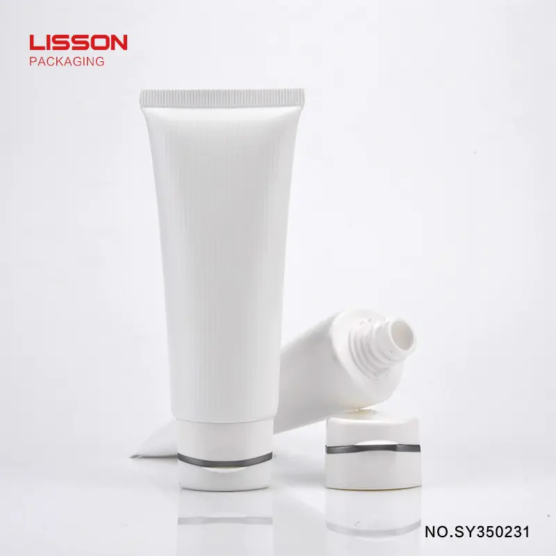 Lisson sunscreen green cosmetic packaging ODM for lip balm
