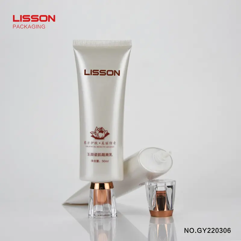 screw cap tube plastic packaging for cleanser Lisson