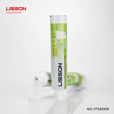 100ml toothpaste ABL tube packaging with flip top cap