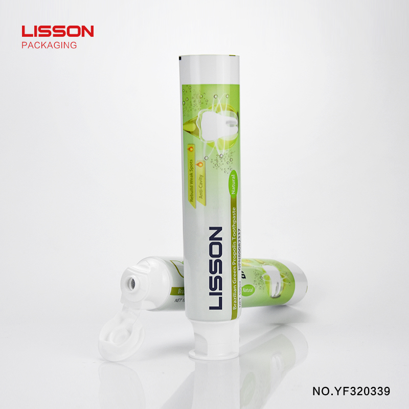 Lisson free sample cosmetic packaging companies tooth-paste for cleanser-1