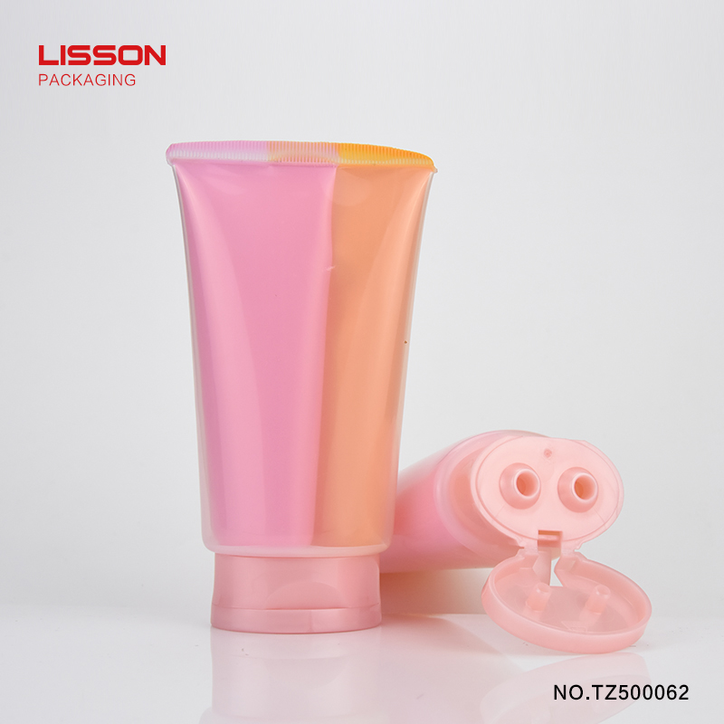 Lisson free sample clear plastic tube tooth-paste for cleanser-1