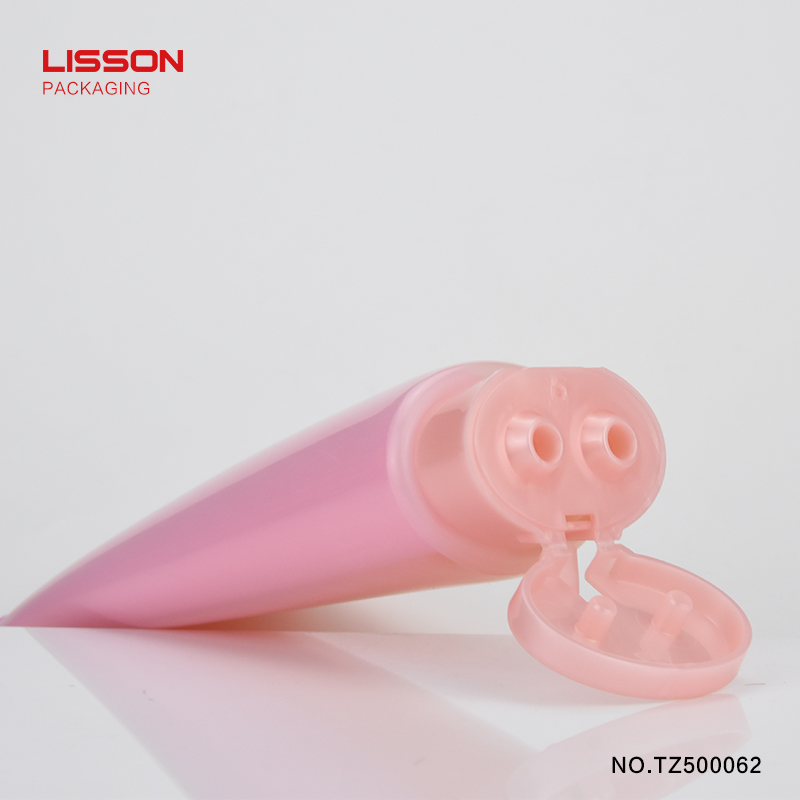 Lisson free sample clear plastic tube tooth-paste for cleanser-2