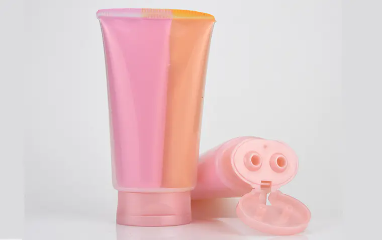 Lisson special shape plastic tubes with caps free design for cosmetic