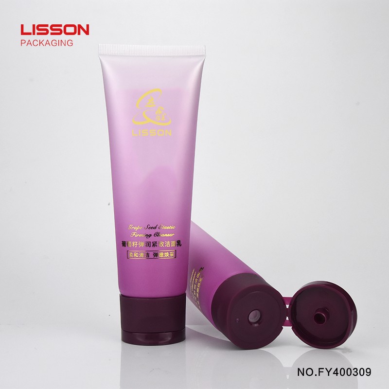 free sample clear plastic tube chic design for cosmetic-1