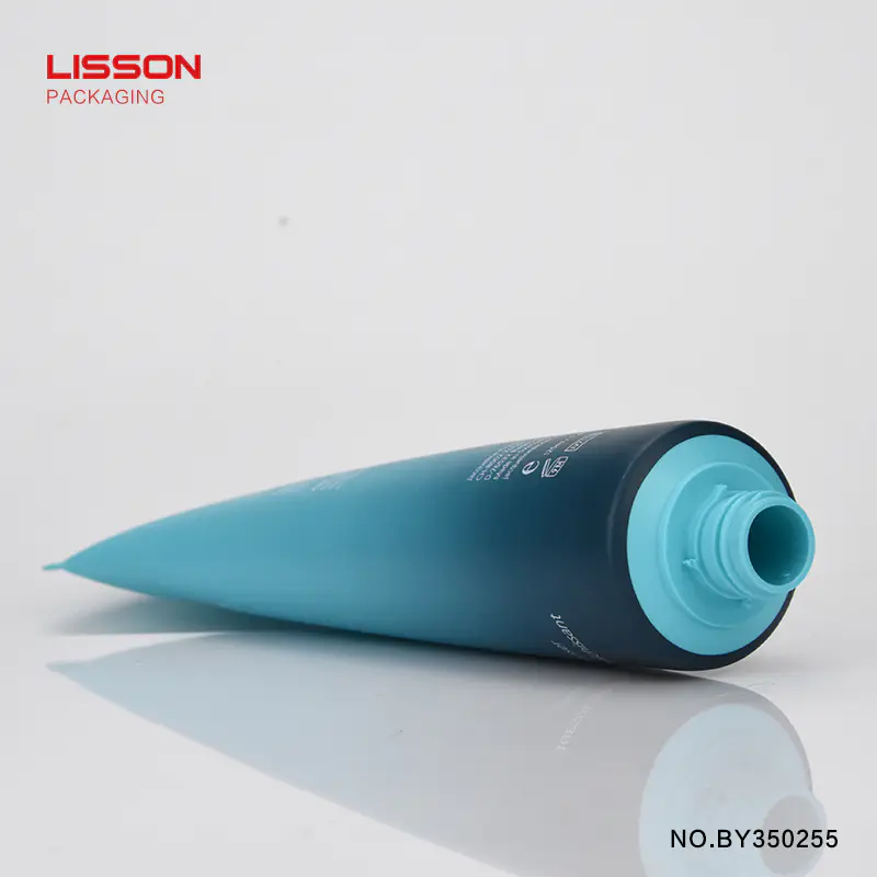 D35 100g cosmetic packaging airless pump tube with gradient color decor