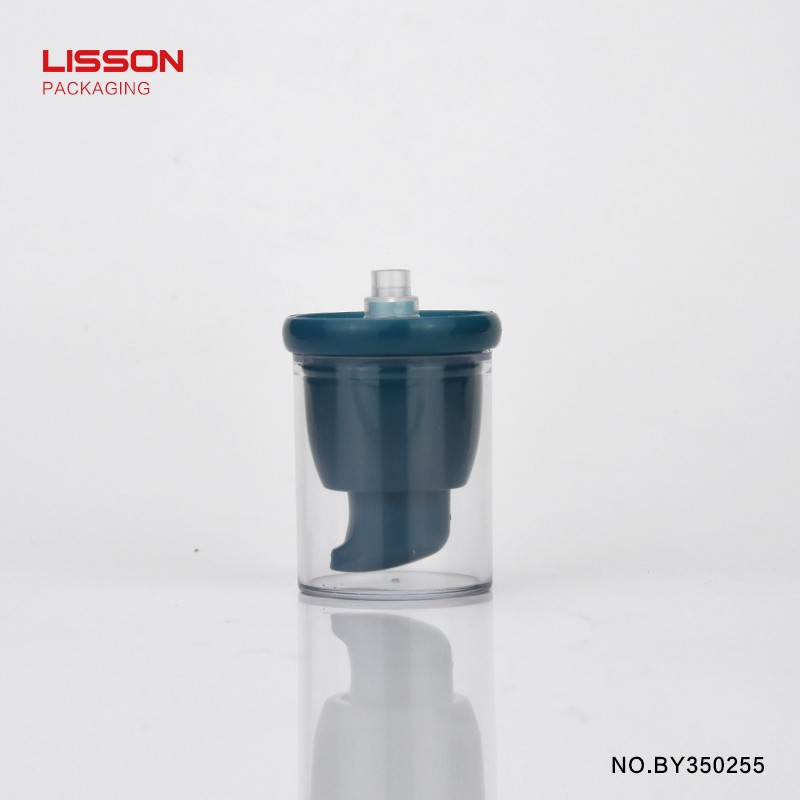 Lisson airless pump bottles clear for cleanser-2