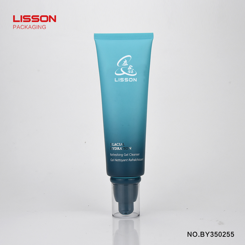 glossy cap airless tube facial laminated for cosmetic-4