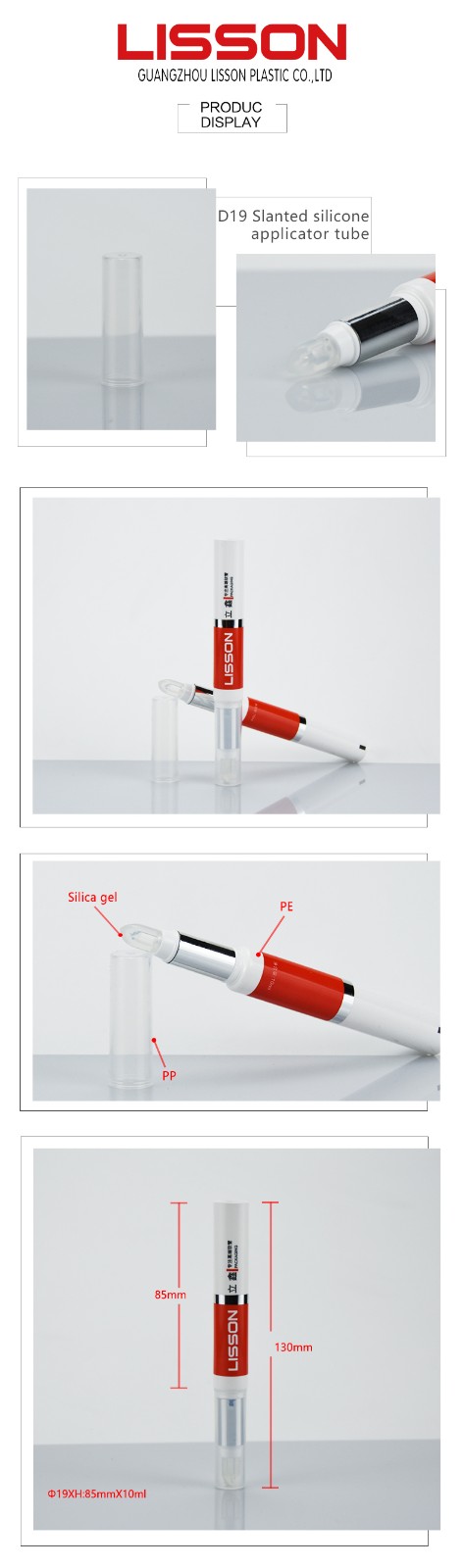 Tubos de bálsamo labial de entrega rápida directo de fábrica para cosméticos