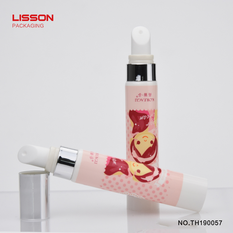 wholesale 3d cute girl print lip gloss tube 0.34oz