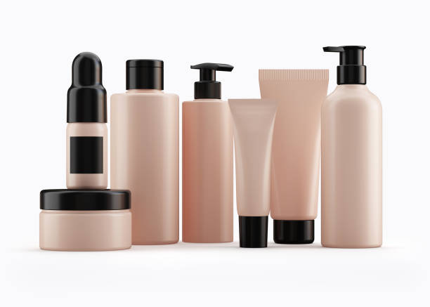 Airless pump cosmetic bottles