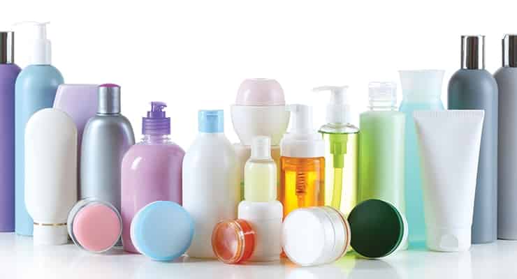 Glass cosmetic bottles