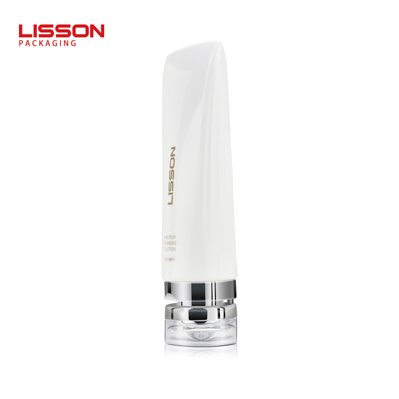 Cosmetic Acrylic Teardrop Flip-Top Soft Tube