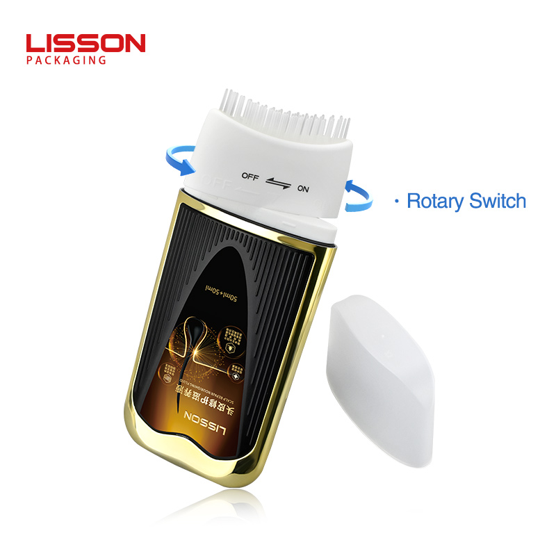 double orifice comb applicator bottle