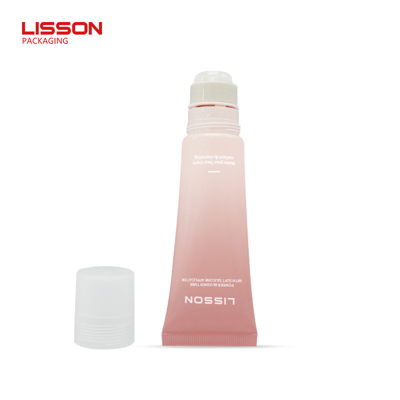 Zero-Degree Silicone Tip Makeup Blush Tube Packging