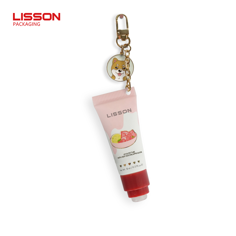 Lip Gloss Tube with 0° Degree Soft Silicone Applicator