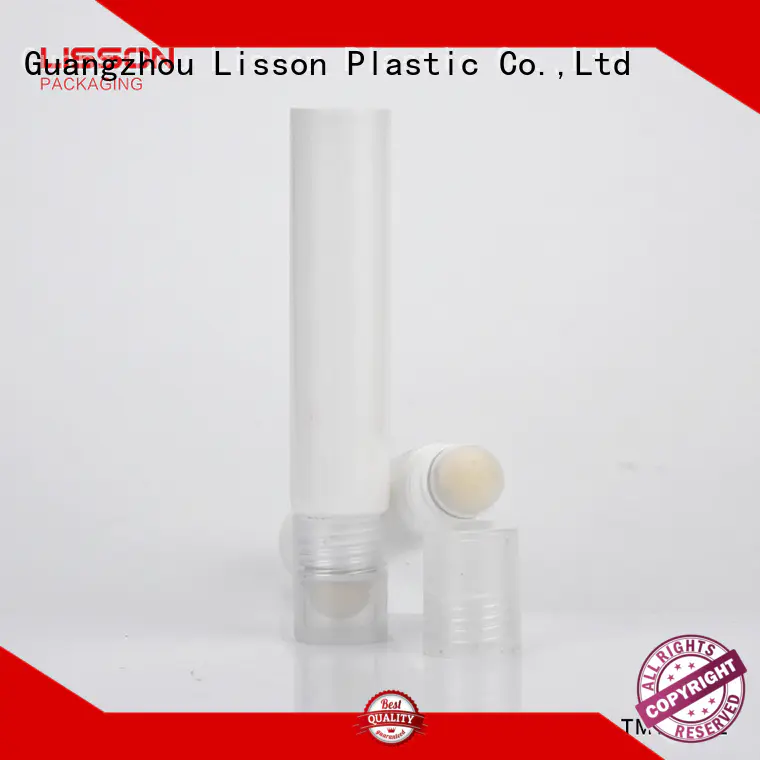 Lisson mirror squeeze tubes for cosmetics dual chamber