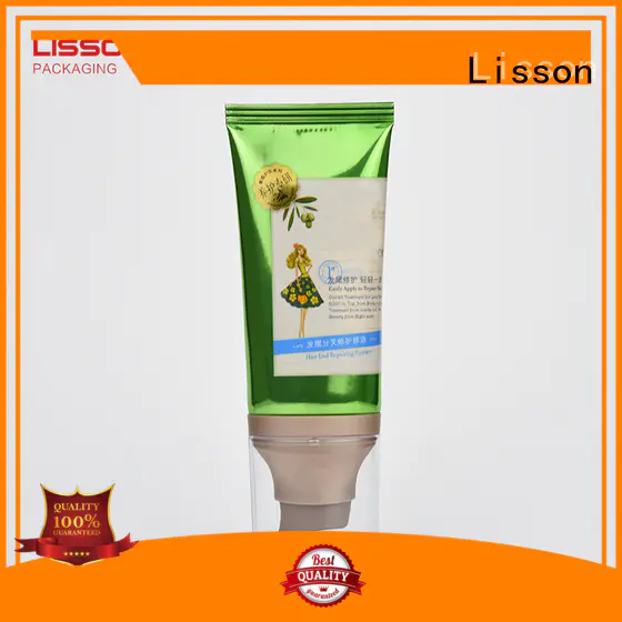 Lisson glossy cap lotion pump laminated for cleanser