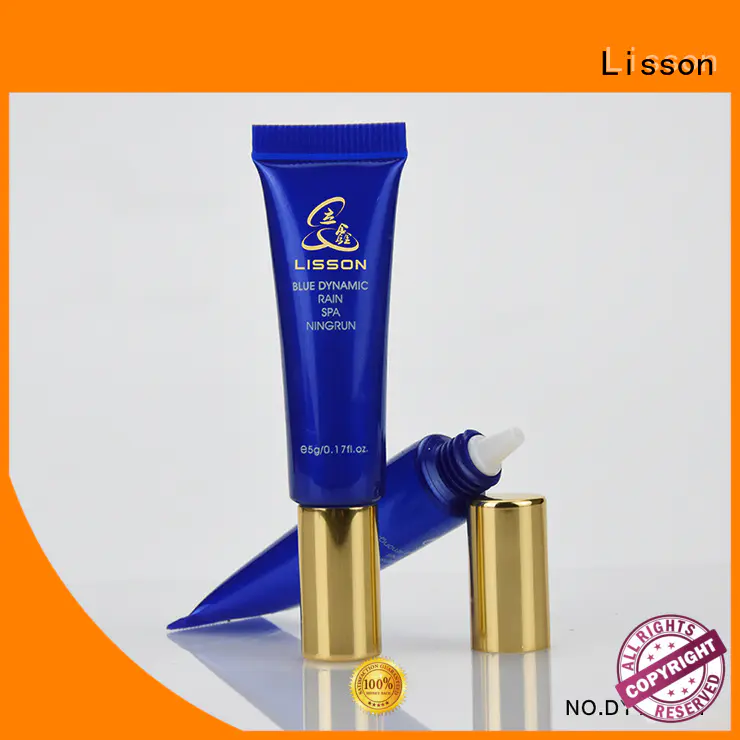 shape luxury as golden Lisson Brand lotion packaging supplier