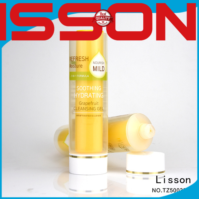 Lisson, gran oferta, diseño gratuito de envases de tubos para limpiador facial