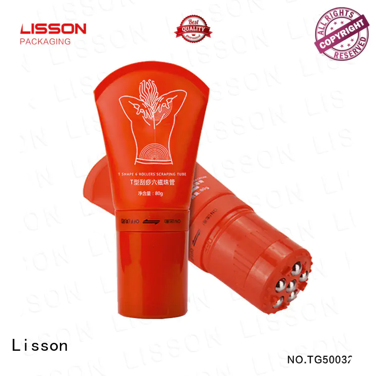 Lisson high-technology production black cosmetic tubes metal switch for skin care