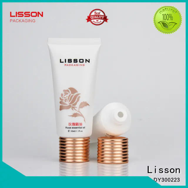 round cosmetic tubes wholesale golden luxury Lisson Brand