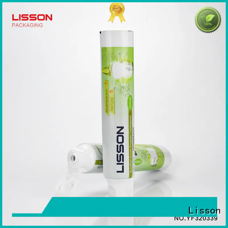 tooth-paste custom cosmetic packaging silver plating for packaging Lisson