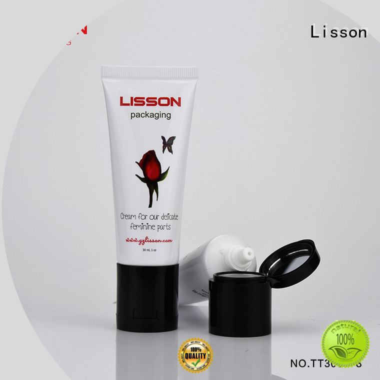 Lisson flocking cosmetic tube oval for packing