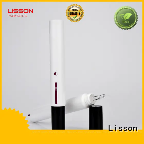 Lisson free sample clear plastic tubes with lids OBM for cleanser