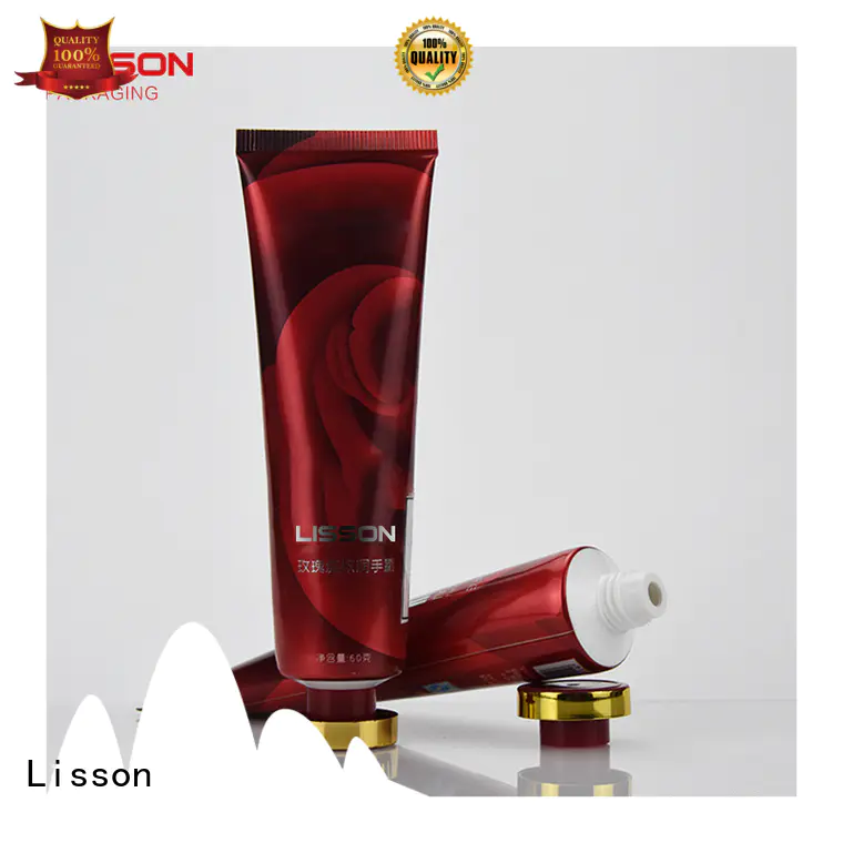 Lisson special shape wholesale lotion squeeze tubes without switch for storage