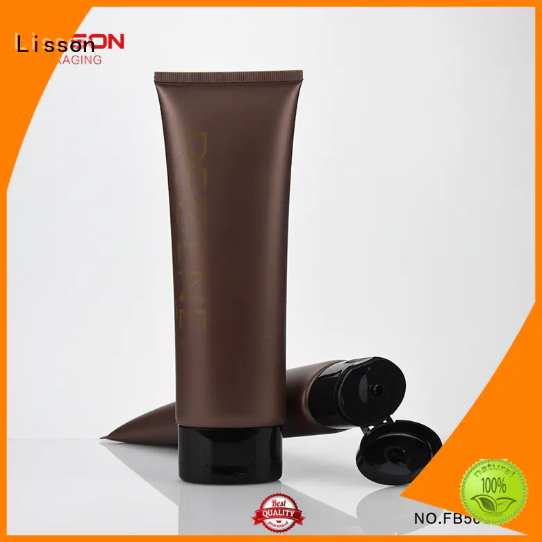 250 oval plastic tube with flip top cap for sunscreen and sun cream