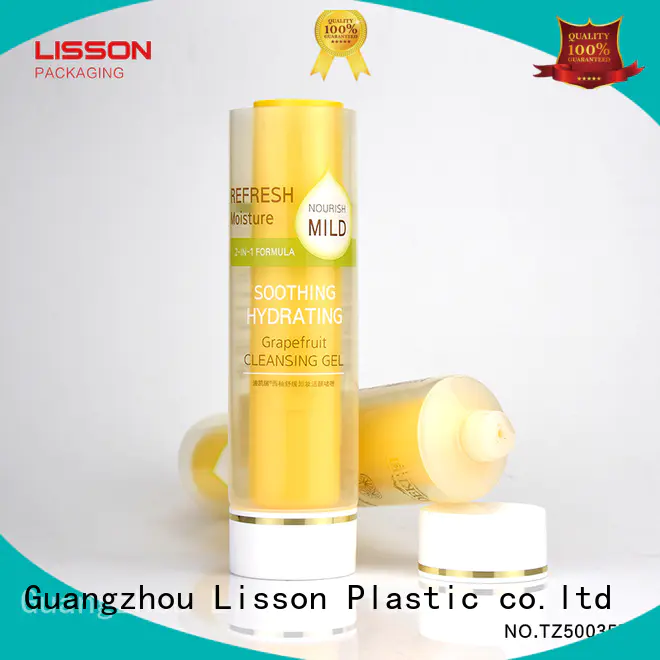 Lisson hot-sale clear plastic tubes with lids OBM for packaging