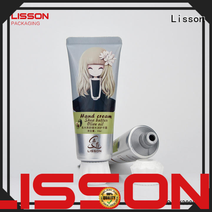 Lisson flip top lotion tubes screw cap for packing