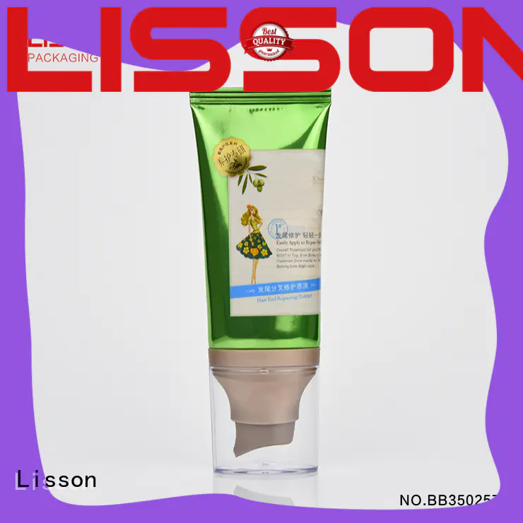 Lisson clear airless tubes cosmetic aluminum for packaging