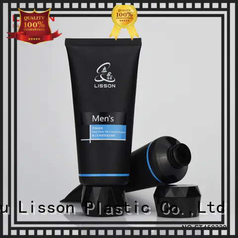 Lisson mens cleaner plastic flip top caps face wash for lotion