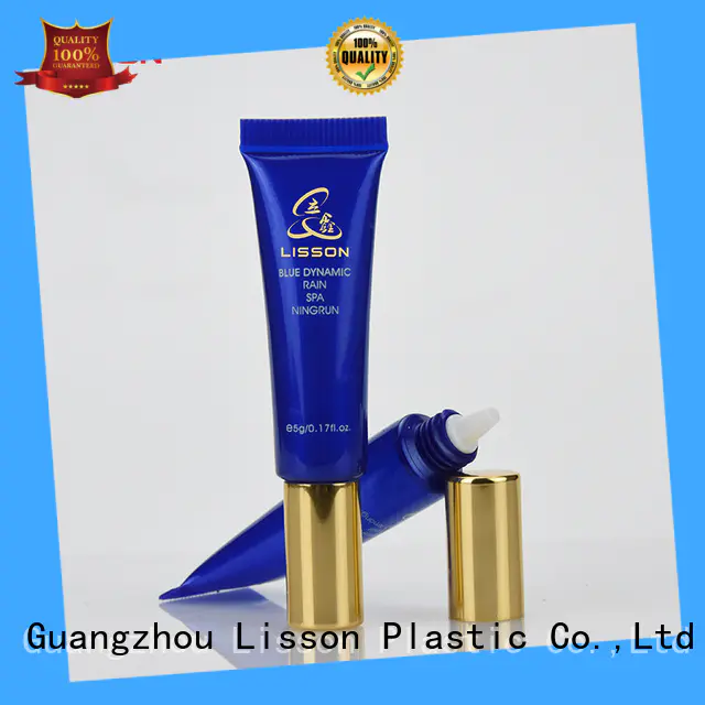 single roller tube container golden by bulk for packaging